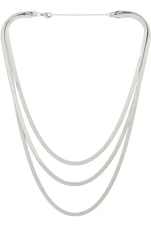 petit moments Collar mikayla en color metálico talla all en - Metallic Silver. Talla all.