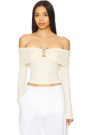 House of Harlow X revolve bentley top en color ivory talla M en - Ivory. Talla M (también en S, XL).