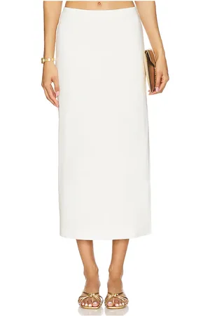 ALICE+OLIVIA Falda maxi georgie en color blanco talla 0 en - White. Talla 0 (también en 2, 4, 6, 8).