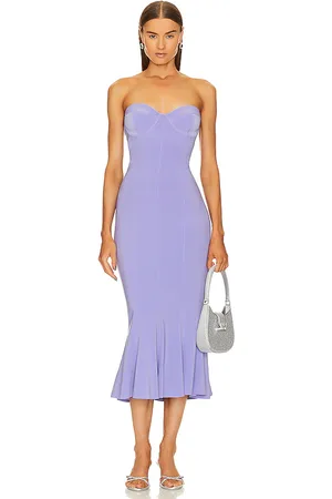 Norma Kamali Vestido en color lavanda talla L en - Lavender. Talla L (también en M).