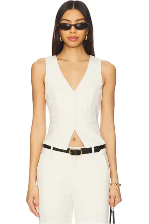 Nialaya Chaleco jordan en color ivory talla L en - Ivory. Talla L (también en M, S, XL, XS).