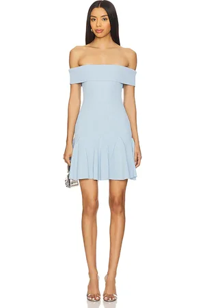 Retrofete Vestido erica en color bebe azul talla L en - Baby Blue. Talla L (también en M, S, XS).