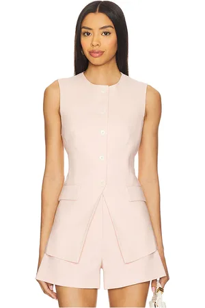 VERONICA BEARD Chaleco lois en color rubor talla 00 en - Blush. Talla 00 (también en 12).