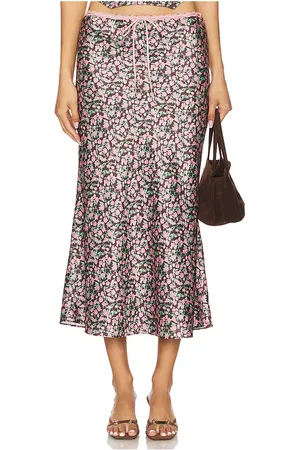 Nialaya Falda nathalia en color talla L en - Brown. Talla L (también en M, S, XL, XS).