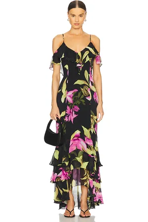 ROCOCO SAND Maxivestido dress en color negro talla L en - Black. Talla L (también en M, S, XS).