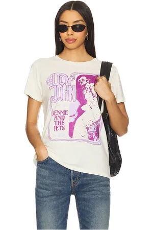 DAYDREAMER Camiseta elton john bennie & the jets en color crema talla L en - Cream. Talla L (también en M, S, XL, XS).