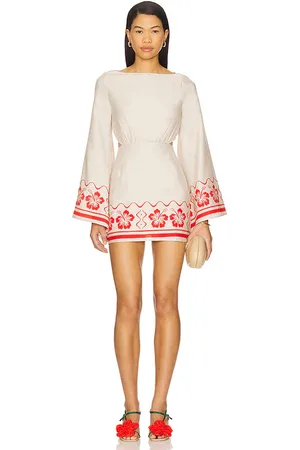 Seven Wonders Minivestido isla en color crema talla M en - Cream. Talla M (también en S, XL, XS).
