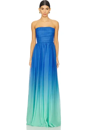 Sau Lee Vestido camille en color azul talla 0 en - Blue. Talla 0 (también en 2, 4).