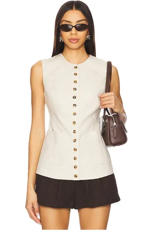 heartLoom Chaleco josette en color neutral talla L en - Neutral. Talla L (también en M, S, XL, XS).