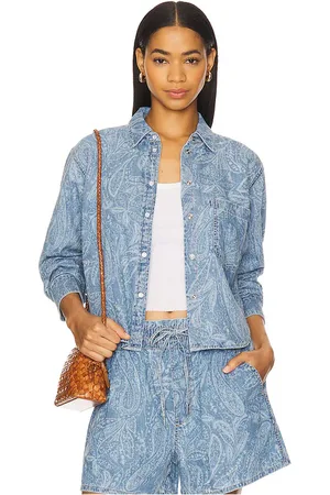 VERONICA BEARD Camisa aderes en color azul talla M en - Blue. Talla M (también en S, XL, XS).