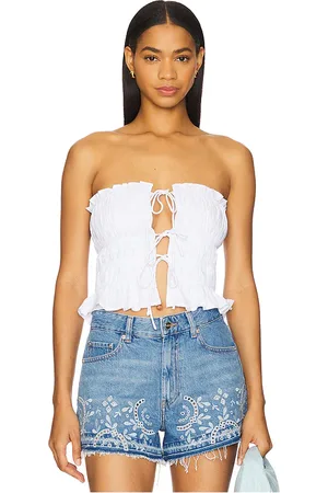 MORE TO COME Valentina top en color talla L en - White. Talla L (también en M, S, XL, XS, XXS).