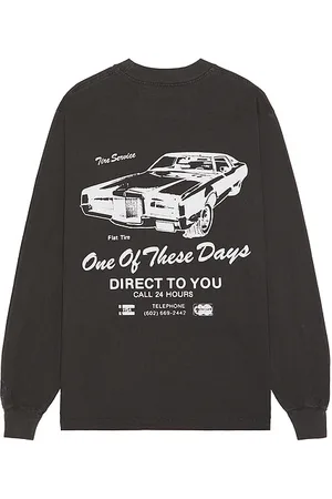 One Of These Days Camiseta manga larga tire service en color negro talla L en - Black. Talla L (también en M, S, XL/1X
