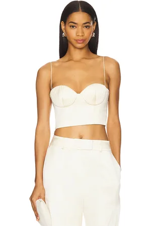 BEVZA Seashell top en color crema talla L en - Cream. Talla L (también en M, S).