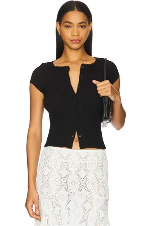 Free People X intimately fp most wanted cardi en color talla L en - Black. Talla L (también en M, S, XS).