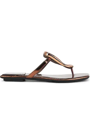 Jeffrey Campbell Sandalias linques en color bronce metálico talla 6 en - Metallic Bronze. Talla 6 (también en