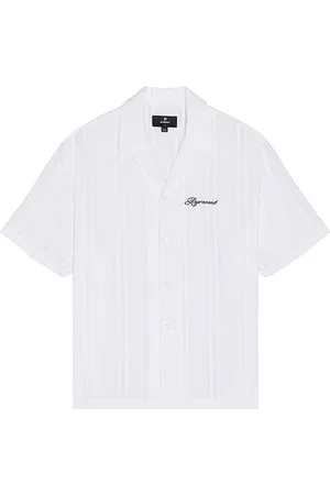 Represent Camisa bowling embroidered en color blanco talla L en - White. Talla L (también en M, S, XL/1X).