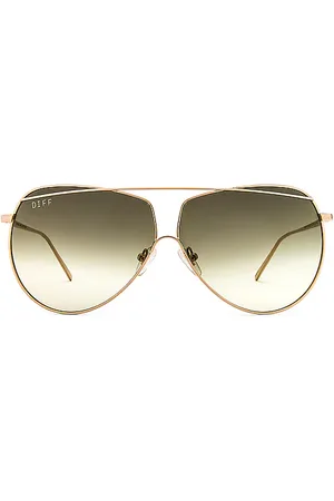 DIFF EYEWEAR Gafas de sol maeve en color oro metálico talla all en - Metallic Gold. Talla all.