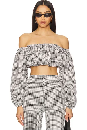 STONE_COLD_FOX X revolve liz top en color negro talla L en - Black. Talla L (también en M, S, XL).