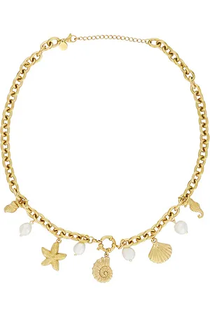 petit moments Collar grayson en color oro metálico talla all en - Metallic Gold. Talla all.