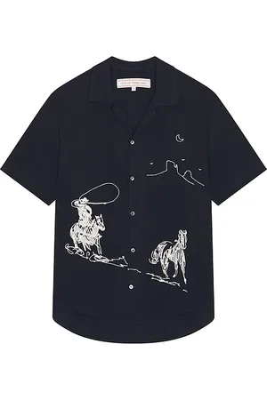 One Of These Days Camisa campestre into the distance en color talla L en - Navy. Talla L (también en M).