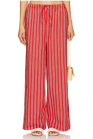 WeWoreWhat Pantalón cordón en color rojo talla M en - Red. Talla M (también en S, XS).