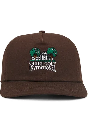 Quiet Golf Invitational 5 panel hat en color talla all en - Brown. Talla all.