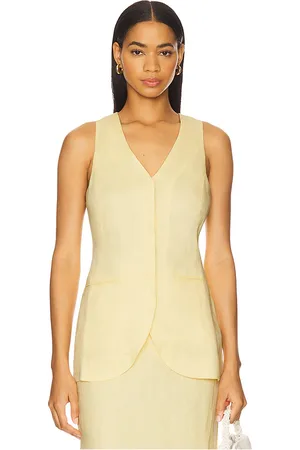Rue Sophie Top chaleco adan en color talla L en - Yellow. Talla L (también en M, S, XL, XS).