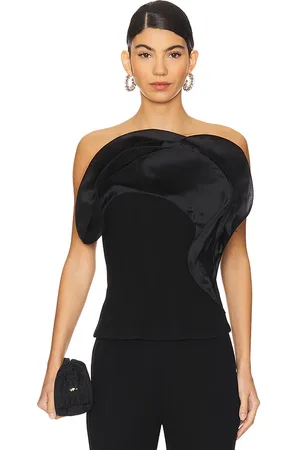 Gaurav Gupta Top sin tirantes en color talla 0 en - Black. Talla 0 (también en 2).
