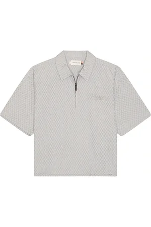 HONOR THE GIFT Quarter zip polo en color claro talla L en - Light Grey. Talla L (también en M).