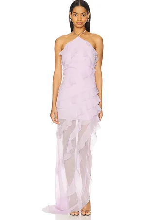 ELLIATT Vestido largo mia en color talla L en - Lavender. Talla L (también en M, S, XL).