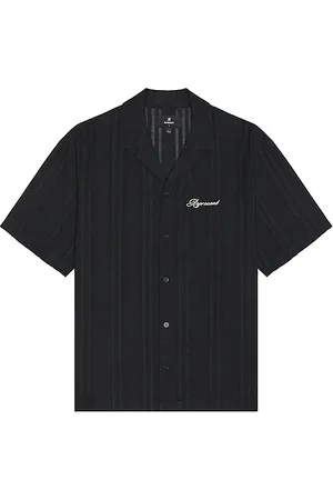 Represent Camisa bowling embroidered en color negro talla L en - Black. Talla L (también en M, S, XL/1X).