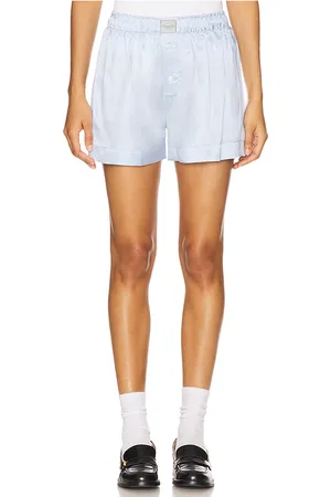 Comme Si Silk boxer classica short en color azul talla L en - Blue. Talla L (también en M, S, XL, XS).
