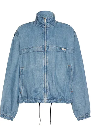 Calvin Klein Chaqueta tipo anorak denim en color azul talla L en - Blue. Talla L (también en M, S).