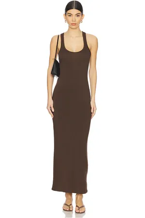 EB DENIM Vestido lyla en color marrón talla L en - Brown. Talla L (también en M, S, XL, XS).