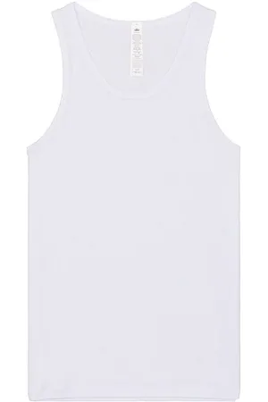 alo Everyday modal rib tank en color talla L en - White. Talla L (también en M, S).