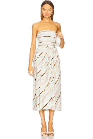 A.L.C. Vestido tara en color neutral,baby blue talla 0 en - Neutral,Baby Blue. Talla 0 (también en 12, 2, 4, 6).