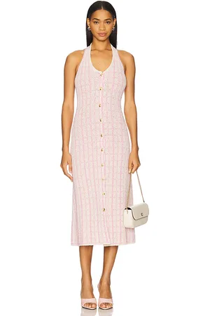 Asta Resort Vestido halter bianca en color rosado talla L en - Pink. Talla L (también en M, S, XL, XS).
