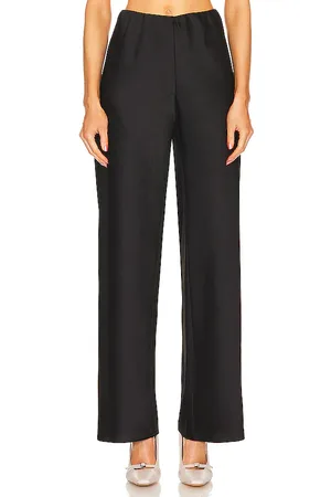 Vince Pantalón al bies fluid en color talla L en - Black. Talla L (también en M, XL).