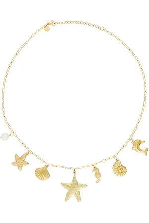 petit moments Collar ellie en color oro metálico talla all en - Metallic Gold. Talla all.