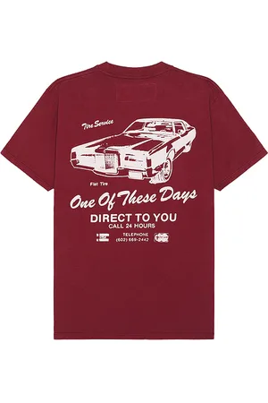 One Of These Days Camiseta tire service en color burgundy talla L en - Burgundy. Talla L (también en M, S, XL/1X, XX