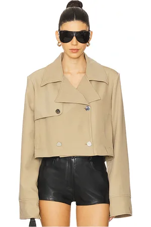 WeWoreWhat Gabardina en color beige talla L en - Beige. Talla L (también en M, S, XL, XS).