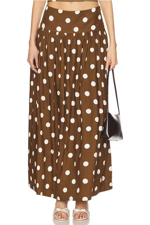 MAJORELLE Falda maxi en color marrón talla L en - Brown. Talla L (también en M, S, XS, XXS).