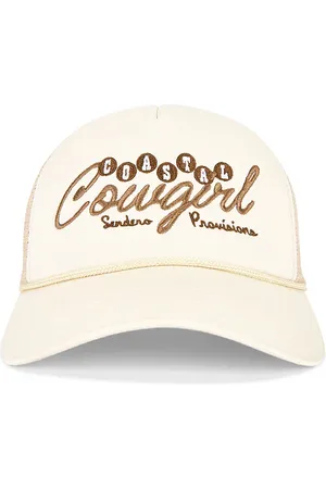 Sendero Provisions Gorra de camionero coastal cowgirl en color beige talla all en Crema & Marrón - Beige. Talla all.
