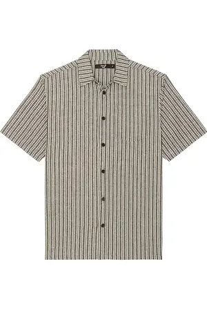 FORMER Camisa manga corta reynolds en color talla L en - Black. Talla L (también en M, S, XL/1X).