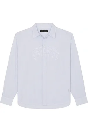 FORMER Camisa de manga larga puncture en color bebe azul talla L en - Baby Blue. Talla L (también en M, S, XL/1X).