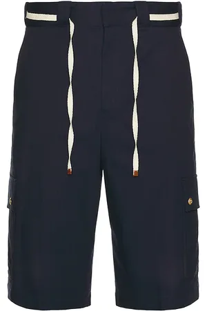 Drôle de Monsieur Drole de monsieur workwear chevron shorts en color talla L en - Navy. Talla L (también en