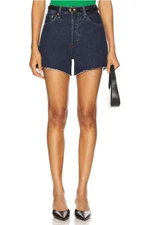 RE/DONE 90s low slung short en color azul talla 23 en - Blue. Talla 23 (también en 24, 25, 26, 27, 30, 31, 32).