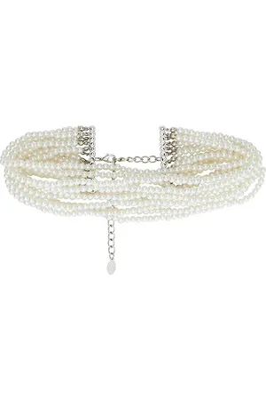 8 Other Reasons Gargantilla de perlas en color talla all en - White. Talla all.