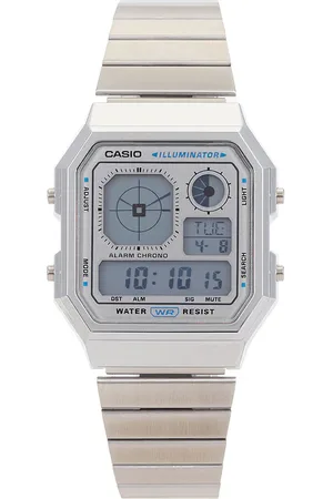 Casio Reloj a130 en color plateado metálico talla all en - Metallic Silver. Talla all.