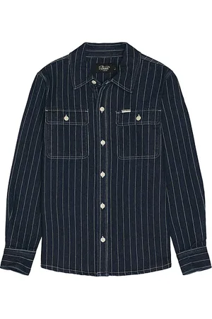 Deus Ex Machina Vacay stripe denim shirt en color azul talla L en - Blue. Talla L (también en M, S).